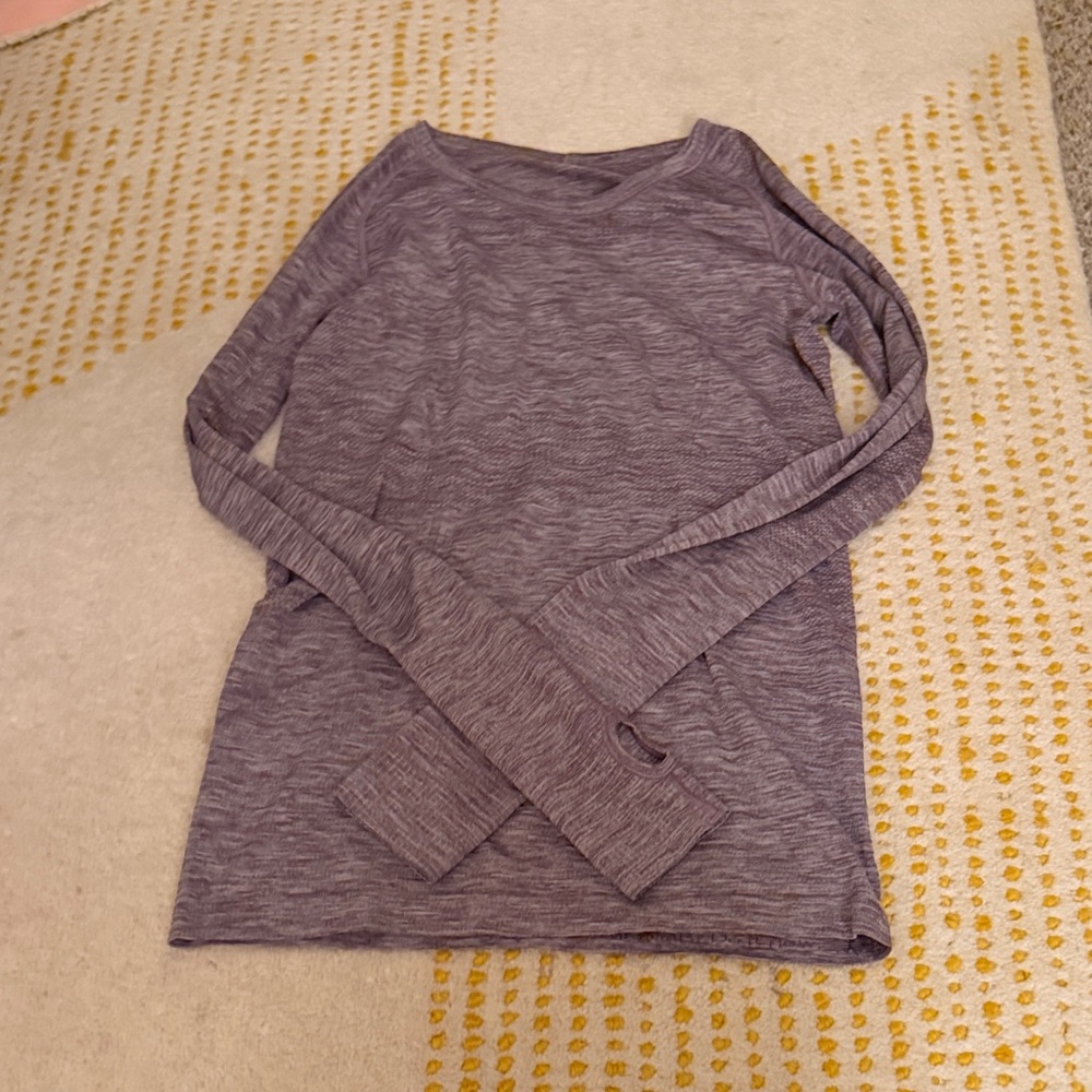 Lululemon Heathered Long Sleeve Top